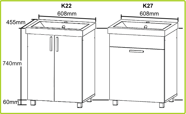 K22, K27 koty